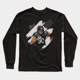 T.J. Watt Pittsburgh Stripes Long Sleeve T-Shirt